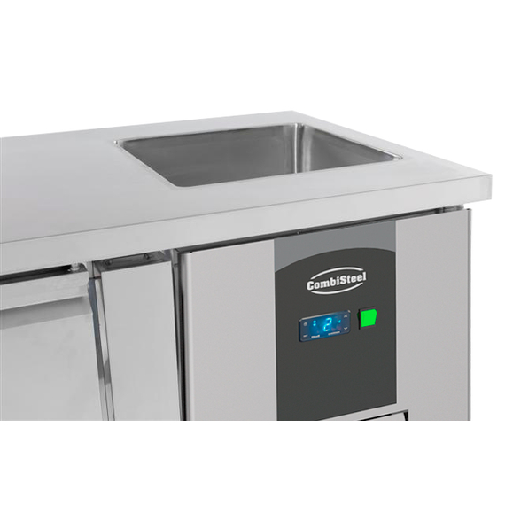 Combisteel Standard Line 700 Kühltisch Spülbecke 3 Türen, Bild 2