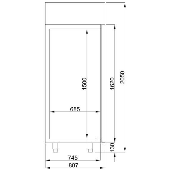 Combisteel Energy Line Tiefkühlschrank Edelstahl Mono Block 1400 Ltr Energy Line, Bild 6