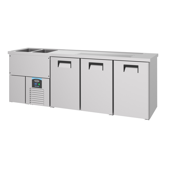 Combisteel Biertheke 3 Türen 2L