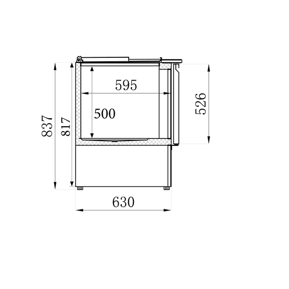 Combisteel Compact Line Gekühlte Saladatte 3 Türen, Bild 4
