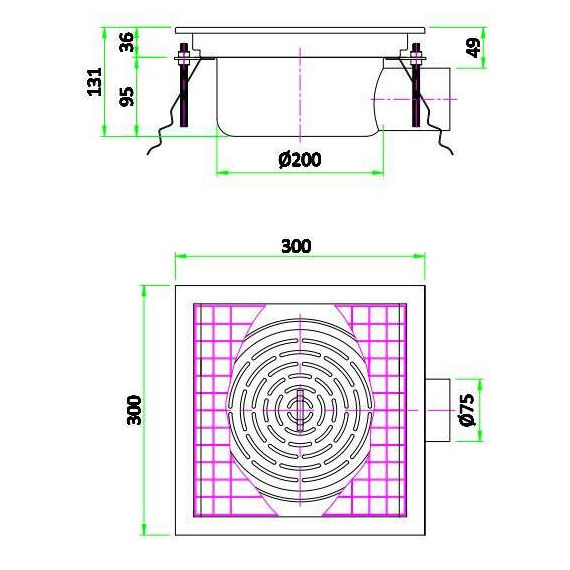 Combisteel 300 Bodenablauf 300, Bild 6