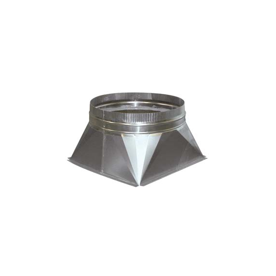 Combisteel Übergangsstuck Viereck-Rund Ø 450