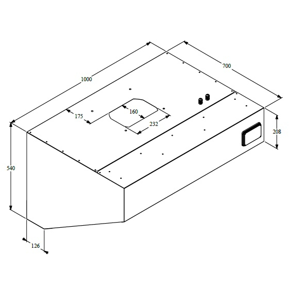 Combisteel 700 Wandhauben Komplett 1000, Bild 3