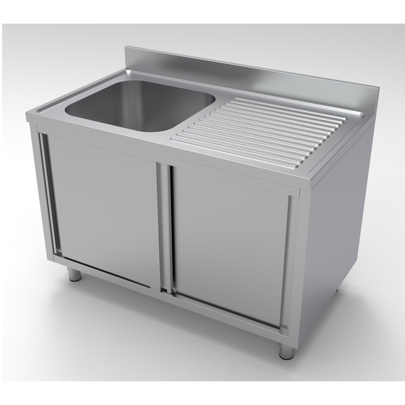 Combisteel 700 Spültisch Schiebetüren 1 Links 1200