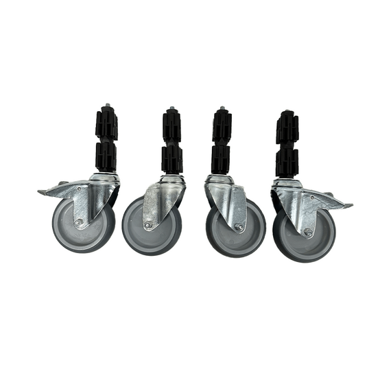 Combisteel Rädersatz für Tisch 4X – Breite 32
