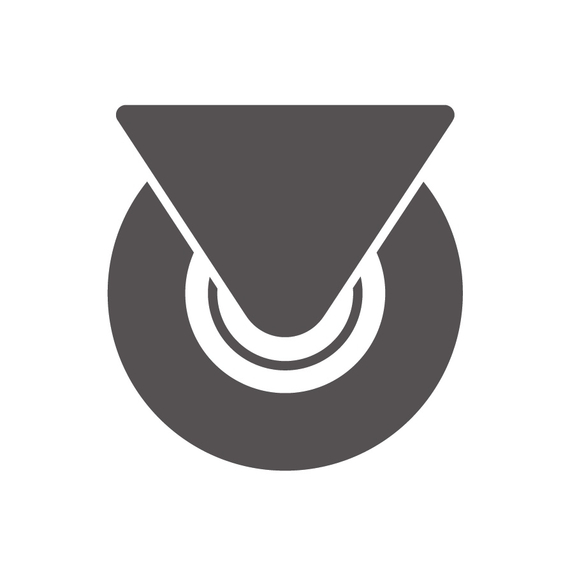 Combisteel Rädersatz für Tisch mit Schiebetüren 4X