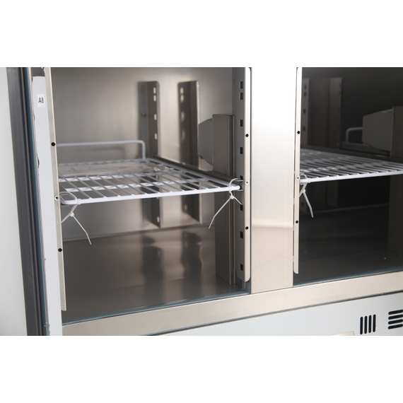 Combisteel Compact Line Pizzatisch mit Glas 3 Türen, Bild 4