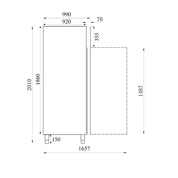 Combisteel Standard Line Bäckerei Tiefkühlschrank, Bild 2