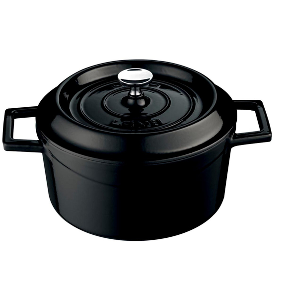 Combisteel Lava Gusseisen Casserole Ø32 Schwarz