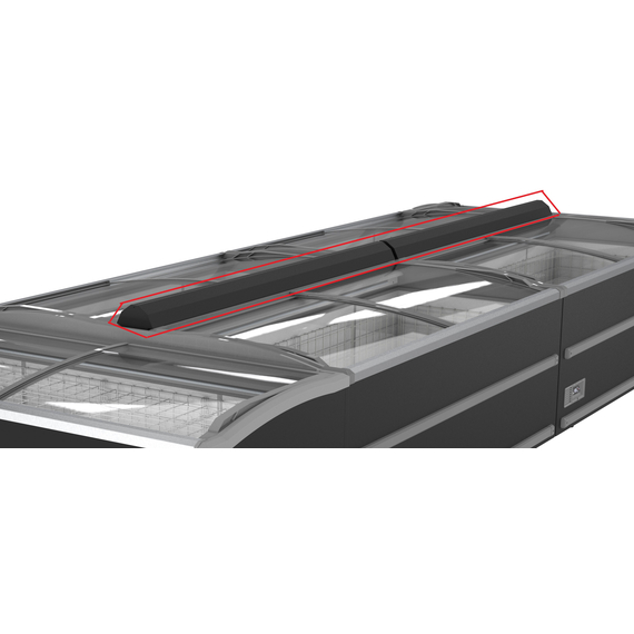 Combisteel Tiefkühltruhe Verbindung Schwarz 2125