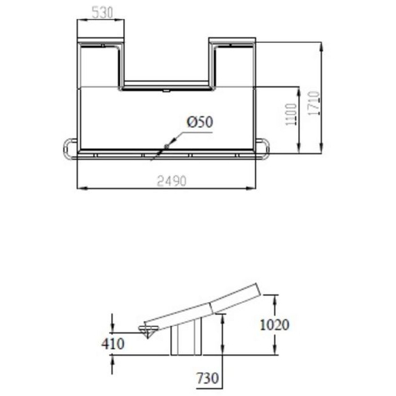 Combisteel Fischtheke – Breite 2490, Bild 2