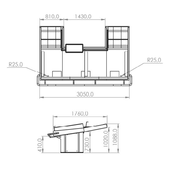 Combisteel Fischtheke – Breite 3050, Bild 2
