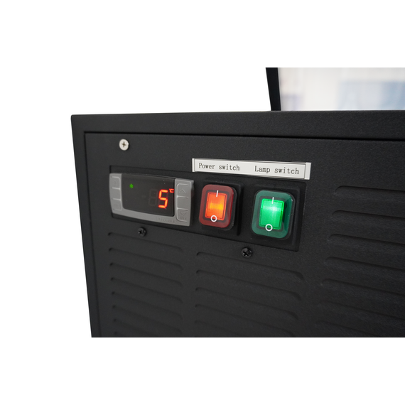 Combisteel Tischmodell Speiseisvitrine Schwarz  Öffnet Auf Der Bedienung Seite, Bild 10