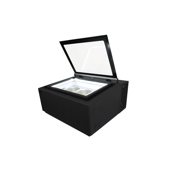 Combisteel Tischmodell Speiseisvitrine Schwarz  Öffnet Auf Der Kundenseite, Bild 7