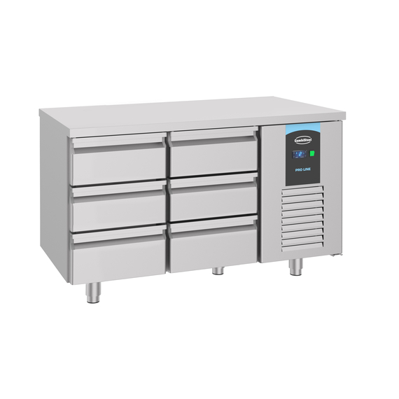Combisteel Energy Line 700 Kühltisch 6 Schubladen Energy Line – Breite 1400