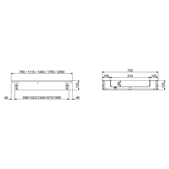Combisteel Einbau Crushed Ice Wanne 2/1, Bild 2