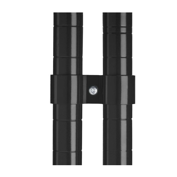 Combisteel Satz mit 2 Schwarze Halterungen Zum Verbinden Der Regale für 7530.0025-0030-0035-0040, Bild 2