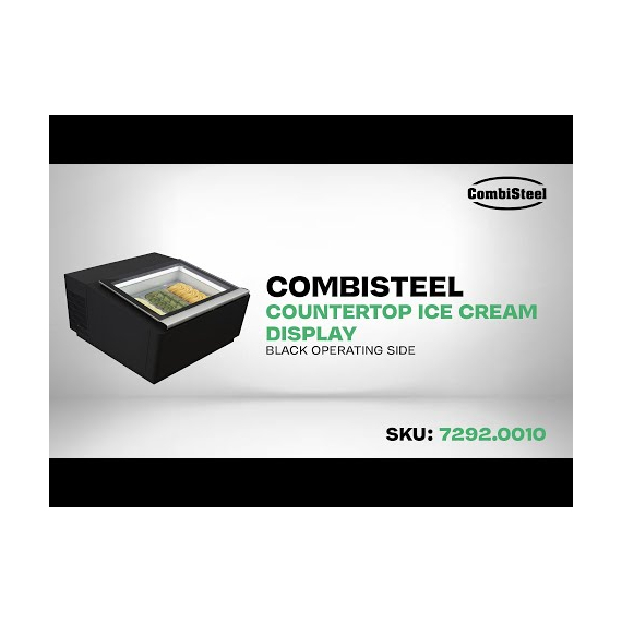 Combisteel Tischmodell Speiseisvitrine Schwarz  Öffnet Auf Der Bedienung Seite, Bild 6