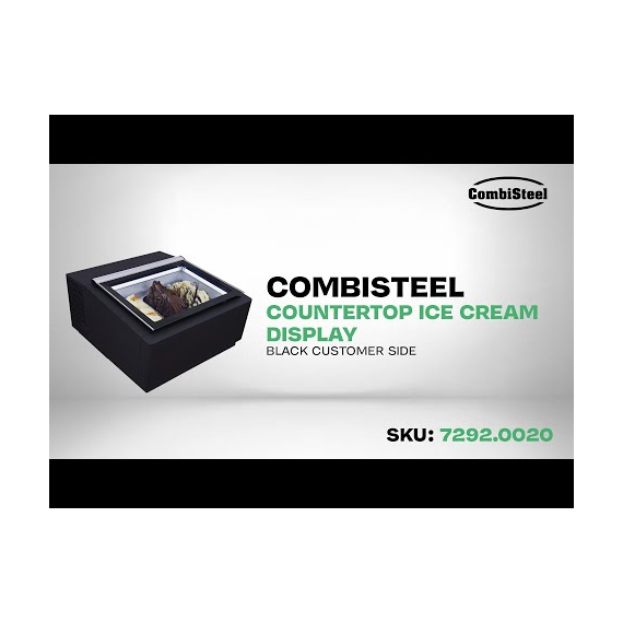 Combisteel Tischmodell Speiseisvitrine Schwarz  Öffnet Auf Der Kundenseite, Bild 9