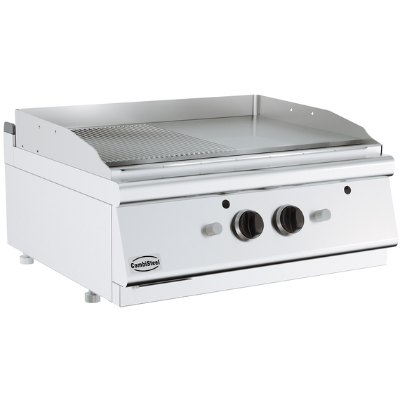 Combisteel Base 700 El. Grillplatte Chrom/Gerillt