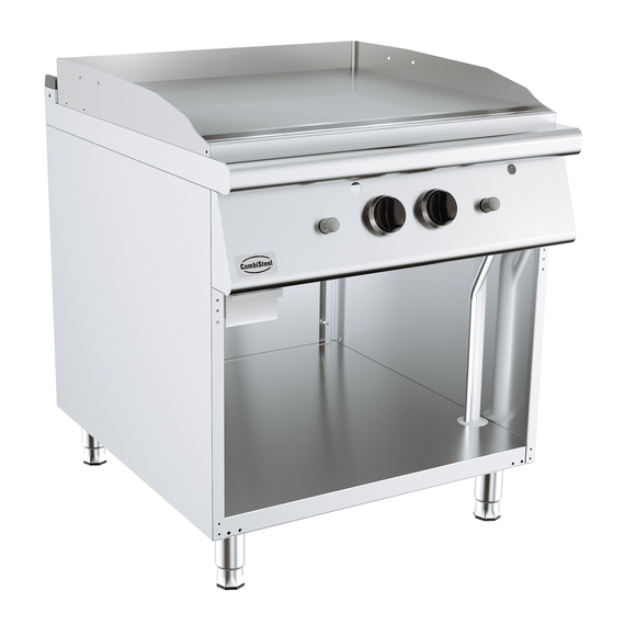 Combisteel Base 900 Gas Grillplatte Chrom – Breite 800