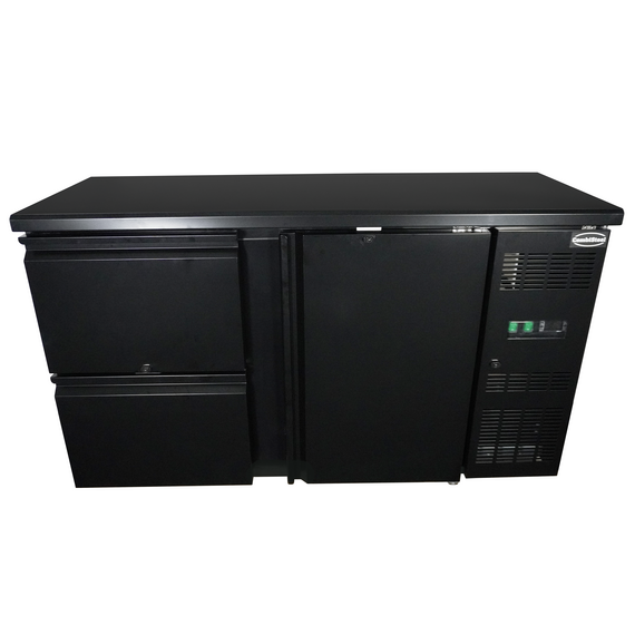 Combisteel Standard Line Barkühler Schwarz 1 Tür Und 2 Schubladen, Bild 2