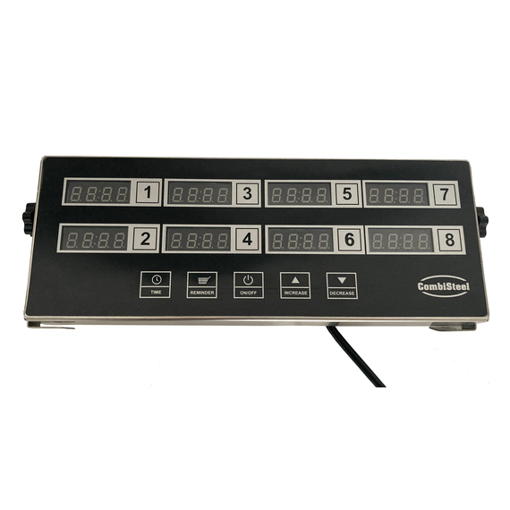 Combisteel Digitaler Küchentimer 8 Kanäle Dkt-8