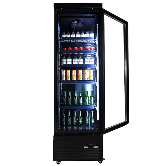 Combisteel Kühlschrank 1 Glastür Schwarz Ceb-500R Bl, Bild 9