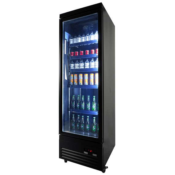 Combisteel Kühlschrank 1 Glastür Schwarz Ceb-500R Bl, Bild 3