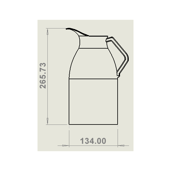 Combisteel Kaffee-Thermoskanne 2.0L, Bild 2