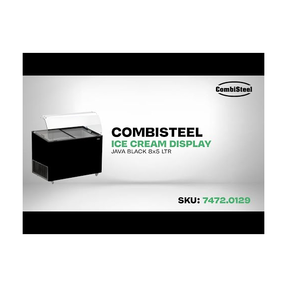 Combisteel Speiseisvitrine Java Schwarz 8X5 Ltr, Bild 6