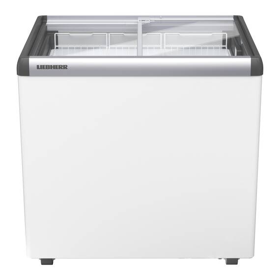 Liebherr EFE 2252 Eiscreme-Gefriertruhe mit Glasschiebedeckel und Lenkrollen, Deckel: Glasschiebedeckel, Ausführung: EFE 2252, Bild 3