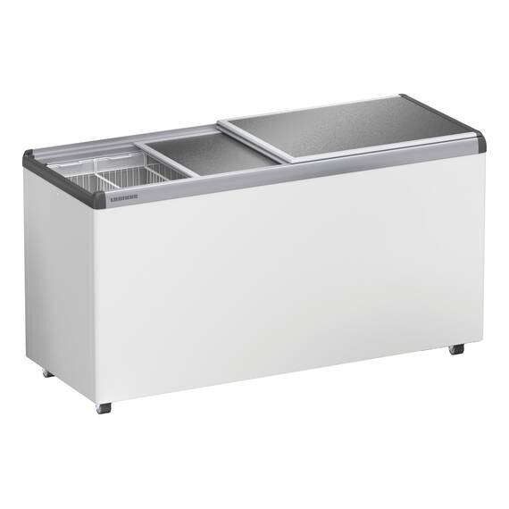 Liebherr EFE 5100 Eiscreme-Gefriertruhe mit Aluminium-Schiebedeckel und Lenkrollen, Ausführung: EFE 5100