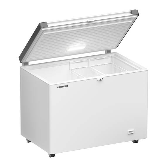 Liebherr EFL 3055 Gefriertruhe Weiß mit Lenkrollen und LED, Deckel: Stahl, Ausführung: EFL 3055, Bild 3