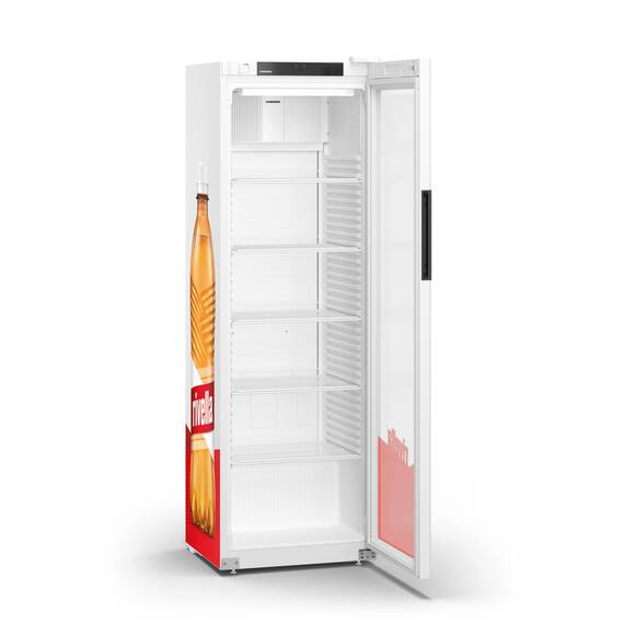 Liebherr MRFvc 4011 Getränkekühlschrank mit Glastür und LED Deckenbeleuchtung, Türart : Glastür, Farbe: Weiß, Modell: MRFvc 4011, Bild 5