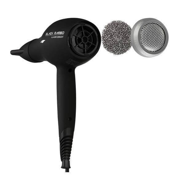 Aliseo Hotel Haartrockner Black Mambo 1875 mit UK-Stecker, Ausführung: mit UK-Stecker, Wandhalterung: Ohne Wandhalterung, Bild 3