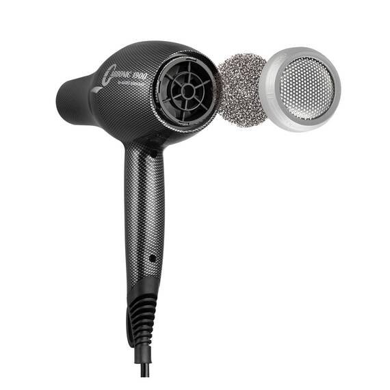 Aliseo Hotel Haartrockner CARBONIC 1900, Ausführung: mit EU-Stecker, Wandhalterung: Ohne Wandhalterung, Bild 2