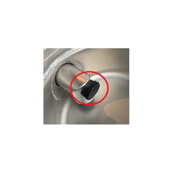 Combisteel Gummi-Abdeckkappe für 7075.01Xx