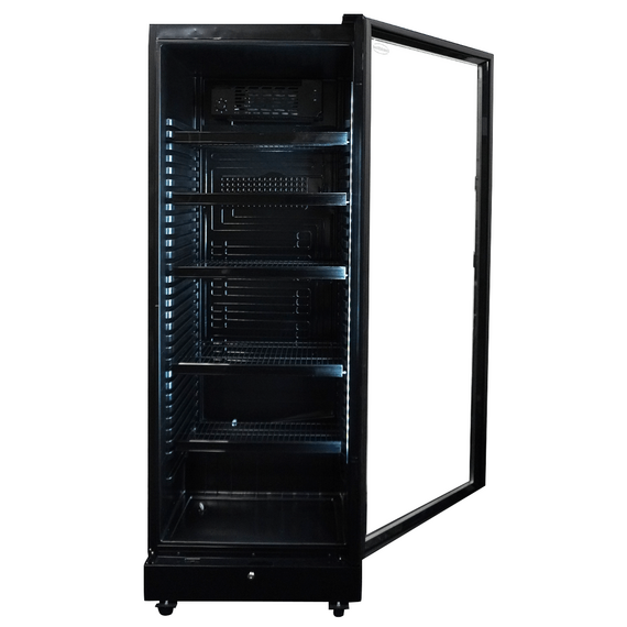 Combisteel Kühlschrank 1 Glastür Schwarz Sve-450 Bl, Bild 6