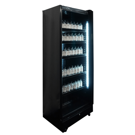 Combisteel Kühlschrank 1 Glastür Schwarz Sve-450 Bl, Bild 4