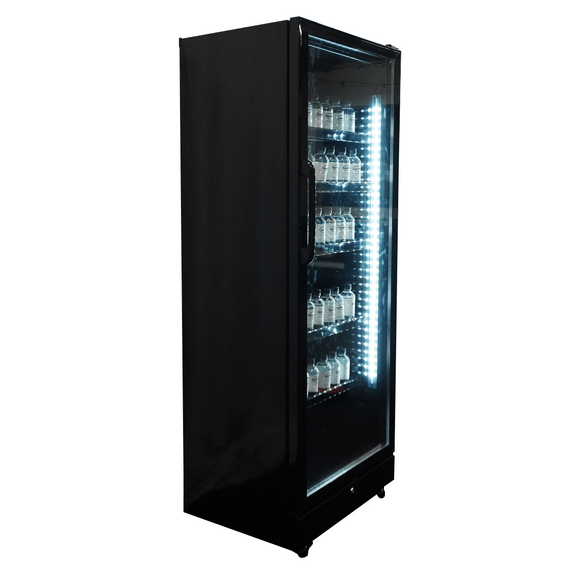 Combisteel Kühlschrank 1 Glastür Schwarz Sve-450 Bl, Bild 8