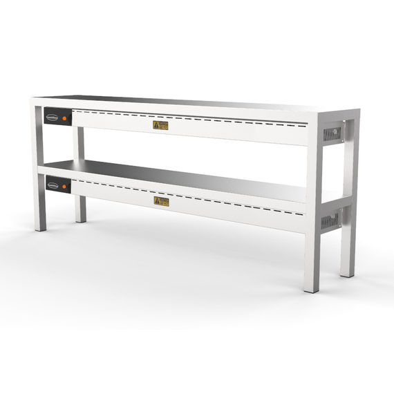 Combisteel Aufsatzbord Keramisch Beheizt 2 Stufig 2000  12 Heizelemente 250W – Breite 2000 – Art.-Nr.: 7333.0522