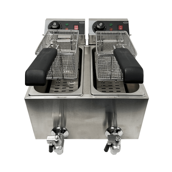 Combisteel Elektro Tischfriteuse 2X4 L, Bild 3