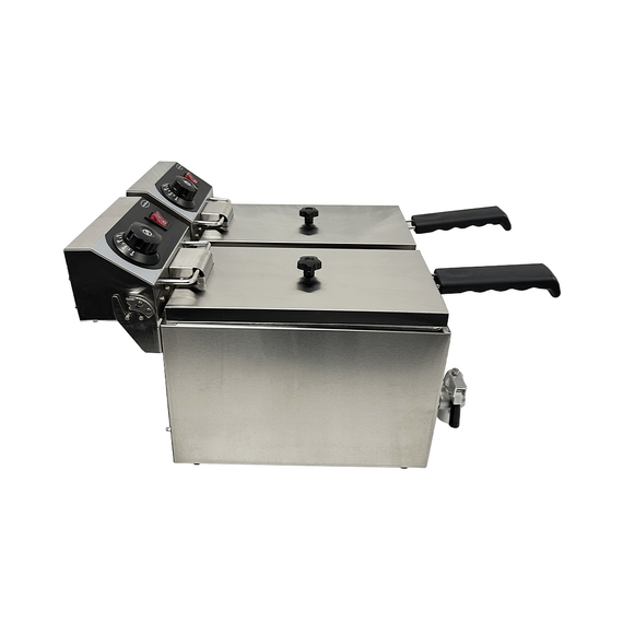 Combisteel Elektro Tischfriteuse 2X4 L, Bild 5