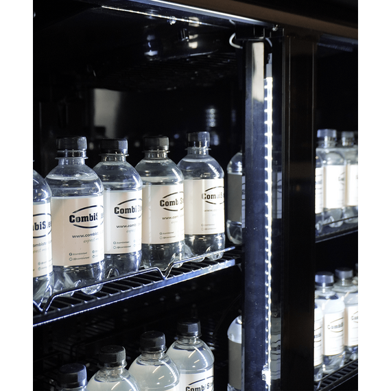 Combisteel Kühlschrank 3 Glastüren Schwarz Irm-1180R Bl, Bild 3