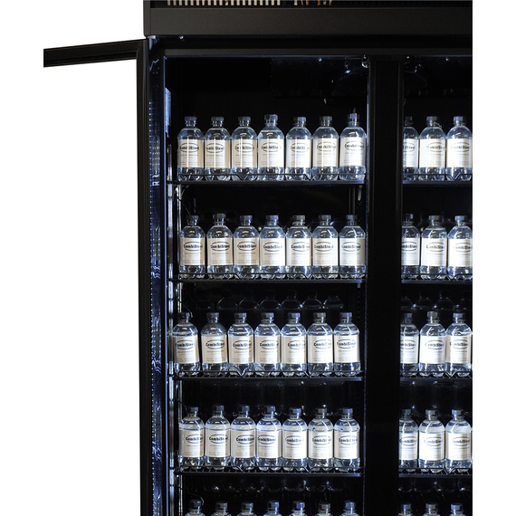 Combisteel Kühlschrank 3 Glastüren Schwarz Irm-1180R Bl, Bild 2