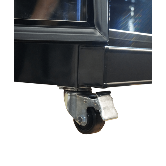 Combisteel Kühlschrank 3 Glastüren Schwarz Irm-1180R Bl, Bild 8