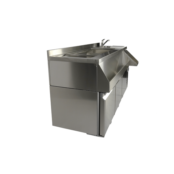 Combisteel Kühltisch 3 Türen mit Cocktail-Bar-Station, Bild 5