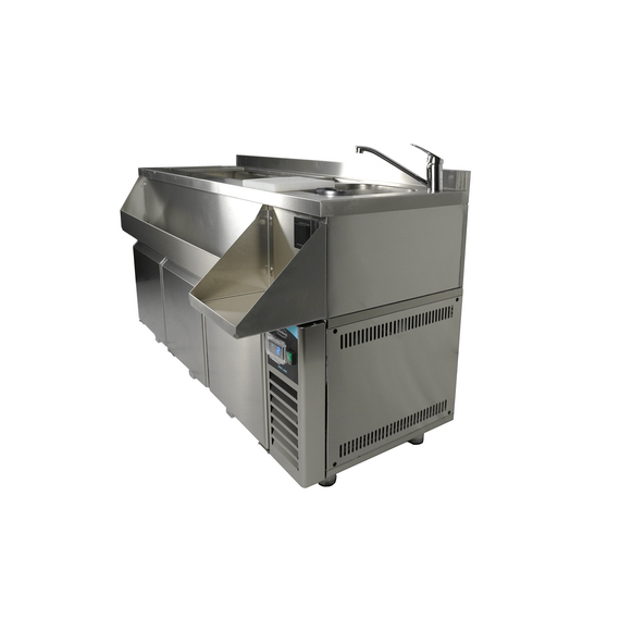 Combisteel Kühltisch 3 Türen mit Cocktail-Bar-Station, Bild 7