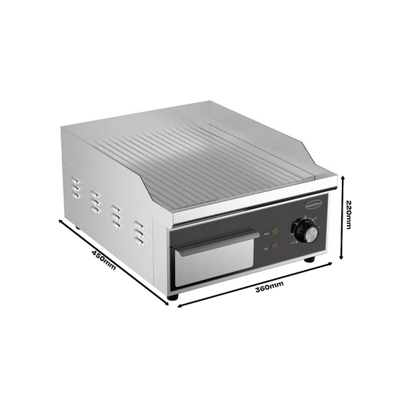 Combisteel Elektro Grillplatte Gerillt, Bild 4